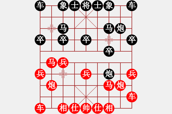 象棋棋譜圖片：棋友-魚鳥[575644877] -VS- o.尐мī福[337295138] - 步數(shù)：10 