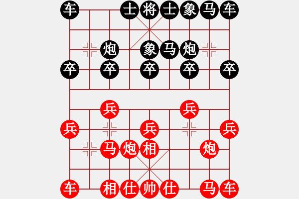 象棋棋譜圖片：小剃頭[2389605476] -VS- 光明天使[544536630] - 步數(shù)：10 