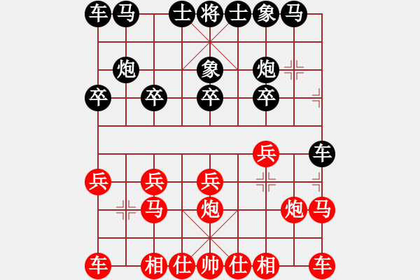 象棋棋譜圖片：青面楊志(7級(jí))-和-智屏他兄弟(8級(jí)) - 步數(shù)：10 