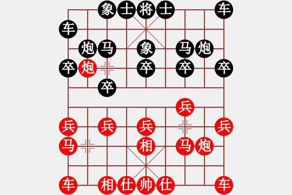 象棋棋谱图片：黑龙江 王琳娜 和 浙江 金海英 - 步数：10 