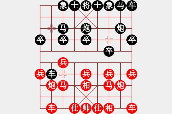 象棋棋譜圖片：月舞(9段)-勝-很臭棋(7段) - 步數(shù)：10 