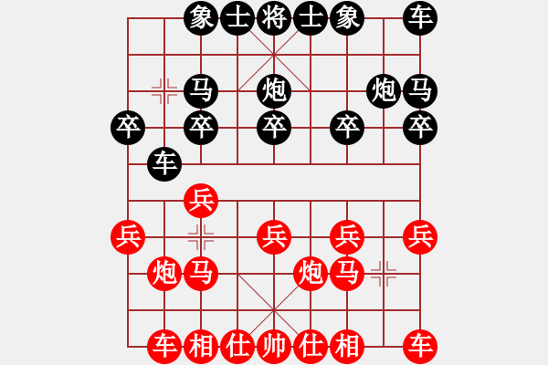象棋棋谱图片：老子叫宣观(北斗)-和-战神开心(9星) - 步数：10 