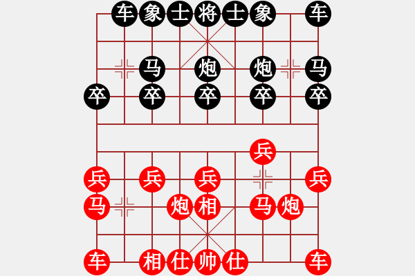 象棋棋譜圖片：升級賽.pgn - 步數(shù)：10 