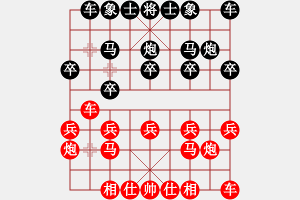 象棋棋譜圖片：騰汛送分天使[紅] -VS- 博奕無雙[黑] - 步數(shù)：10 