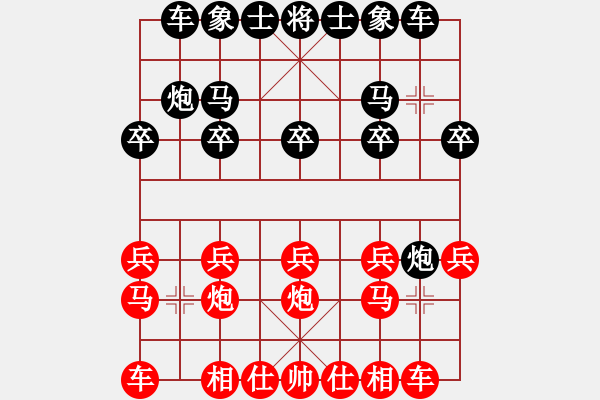 象棋棋谱图片：赵金成 先负 刘明 - 步数：10 