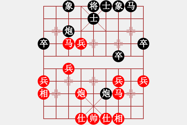 象棋棋譜圖片：棋壇毒龍(8段)-勝-唐山棋壇馬(9段) - 步數(shù)：40 