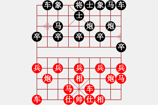 象棋棋譜圖片：第四臺(tái)唐孜先負(fù)陸金輝.XQF - 步數(shù)：10 