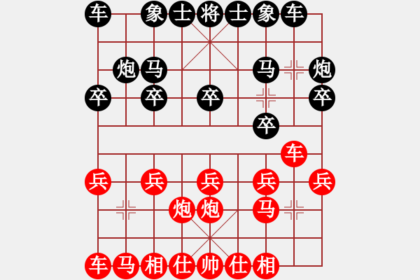 象棋棋譜圖片：2018.11.10.1后勝昌邑五六炮好友十分鐘 - 步數(shù)：10 