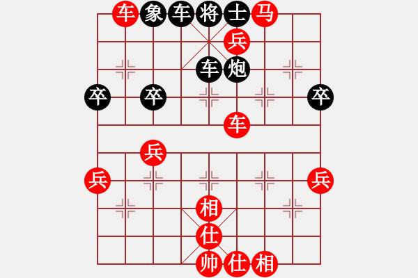 象棋棋譜圖片：旭日東生(8段)-勝-寧津王小龍(5段) 中炮過河車互進(jìn)七兵對屏風(fēng)馬左馬盤河 - 步數(shù)：53 