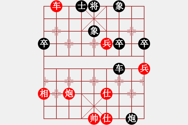 象棋棋譜圖片：C71 五七炮對屏風馬進３卒右馬外盤河 - 步數(shù)：100 