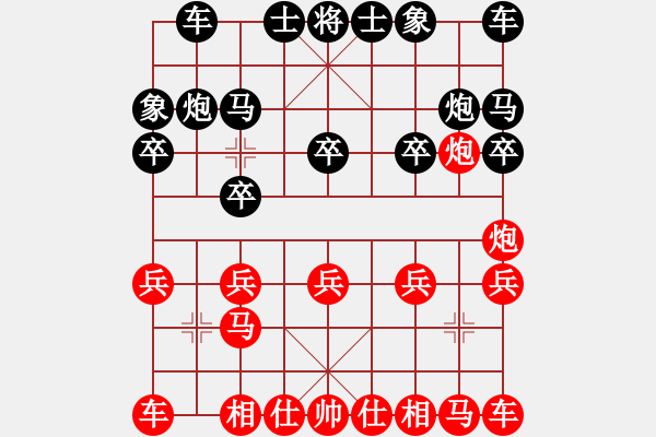 象棋棋譜圖片：負分太后 魚[黑] - 藝術(shù)--★阿梅★[紅] - 步數(shù)：10 