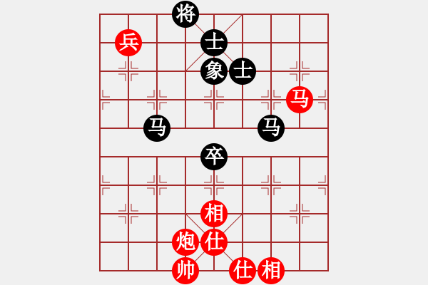 象棋棋譜圖片：6919局 A40-起馬局-天天AI選手FALSE 紅先和 小蟲引擎23層 - 步數(shù)：140 