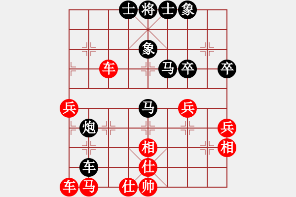 象棋棋譜圖片：1036局 D50- 中炮對列炮-郭嘉(2200) 先負(fù) 旋風(fēng)引擎23層(2740) - 步數(shù)：40 