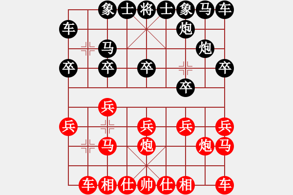 象棋棋谱图片：东方不赢(9段)-负-静之海(日帅) - 步数：10 