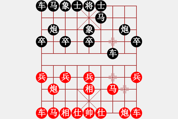 象棋棋譜圖片：淡雅飄香圍困術(shù)第33紅馬吃中，黑兌車進(jìn)中馬 - 步數(shù)：10 