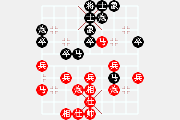 象棋棋譜圖片：思斌先和皓程20190801（已評） - 步數(shù)：40 