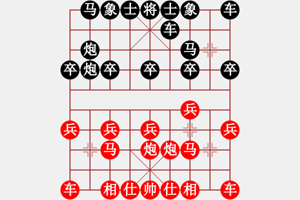 象棋棋譜圖片：君[240747580] -VS- 阿虎[842872520]11 - 步數(shù)：10 