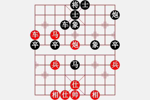 象棋棋譜圖片：CUC 150 BIEN 8.MA 3.4...P5-3 tien thang - 步數(shù)：50 