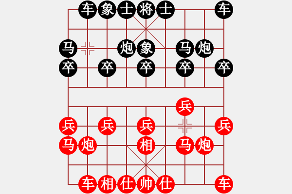 象棋棋譜圖片：151001 第8輪 第11臺 曾友明（彭）負 許逸軒（?。?- 步數(shù)：10 