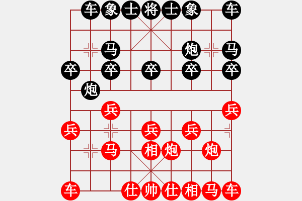 象棋棋譜圖片：づ惜分飛づ[175735113] 負(fù) 芳棋(純?nèi)讼缕?[893812128] - 步數(shù)：10 