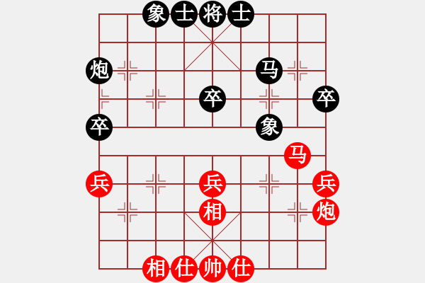 象棋棋譜圖片：聯(lián)盟草塘蛙(9段)-負-仙人指錯路(月將) - 步數(shù)：40 