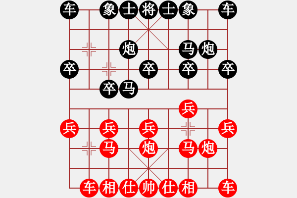 象棋棋譜圖片：鹽都天車(1段)-勝-弱點(4段) - 步數(shù)：10 