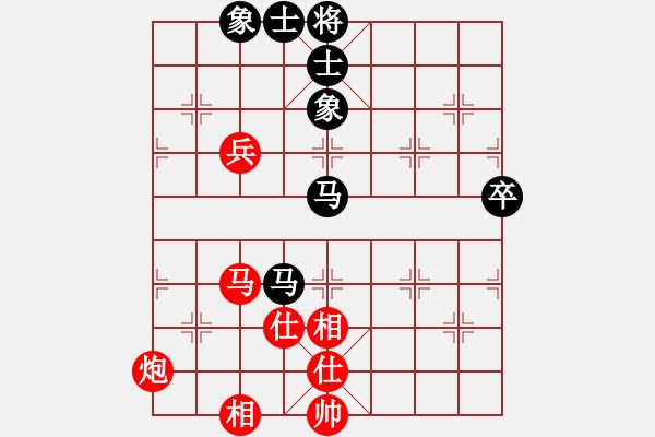 象棋棋譜圖片：女子組2-3 重慶 羅子昱 紅先勝 江蘇 楊玥欣 - 步數(shù)：80 