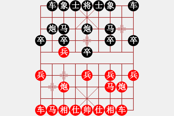 象棋棋譜圖片：葬心紅勝蔣軍大人9315【仙人指路對中炮】 - 步數(shù)：10 