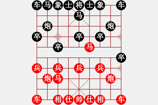 象棋棋譜圖片：火炮、石頭 先負(fù) 孫語(yǔ)彤 - 步數(shù)：10 