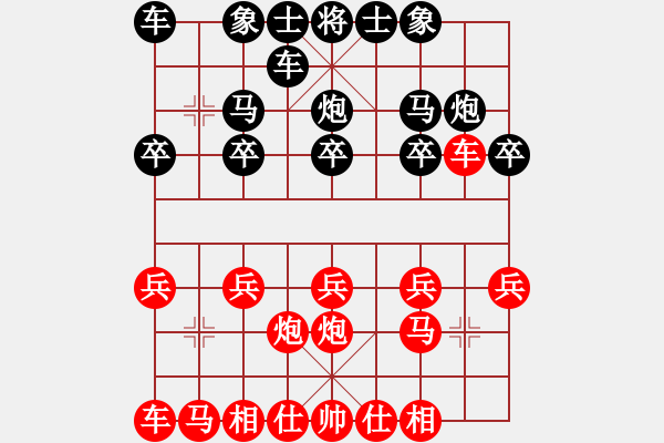 象棋棋谱图片：女子组：四11 杭州分院李鎣先和山东宋晓琬 - 步数：10 