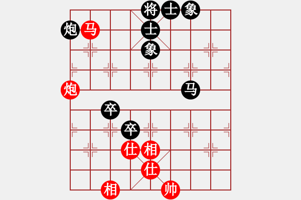 象棋棋譜圖片：悟道于棋(8級(jí))-負(fù)-南征北討(1段) - 步數(shù)：100 