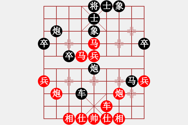 象棋棋譜圖片：自信沒有錯(6段)-負-lmbzt(6段) - 步數：50 