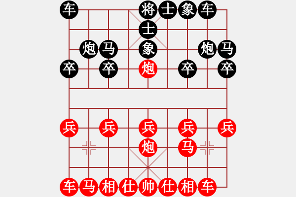 象棋棋譜圖片：鐵馬金戈(無(wú)上)-負(fù)-山水江南(日帥) - 步數(shù)：10 