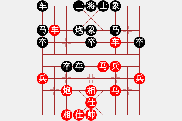 象棋棋譜圖片：zlmzlm(初級(jí))-勝-謝校(4級(jí)) - 步數(shù)：30 