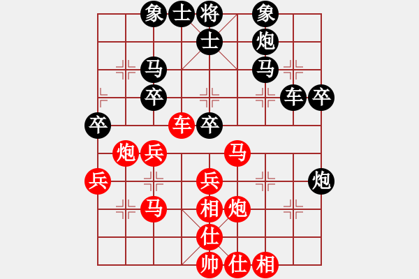 象棋棋譜圖片：和記黃埔(月將)-勝-無情醫(yī)(月將)中炮對(duì)左三步虎轉(zhuǎn)列炮 紅左直車 - 步數(shù)：40 