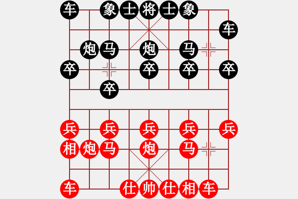 象棋棋譜圖片：yieyu(2f)-負(fù)-鴛鴦屏風(fēng)馬(1弦) - 步數(shù)：10 