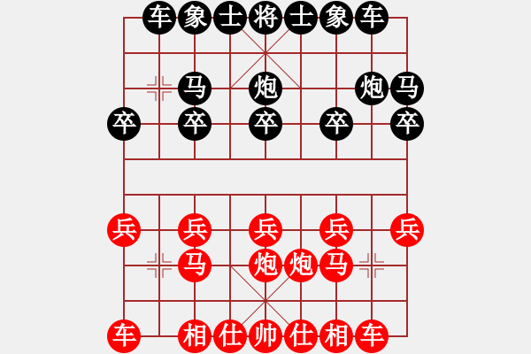 象棋棋譜圖片：義結(jié)天下(初級(jí))-負(fù)-風(fēng)流女棋王(6段) - 步數(shù)：10 