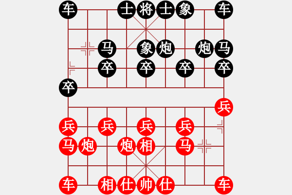 象棋棋譜圖片：1510070933 梁逸隆7659275-攪臉 照鏡子 - 步數(shù)：10 