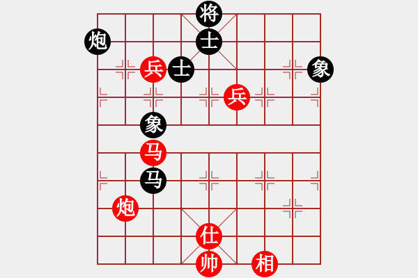 象棋棋譜圖片：poiul(4段)-和-鈍刀慢劍斬(5段) - 步數(shù)：200 