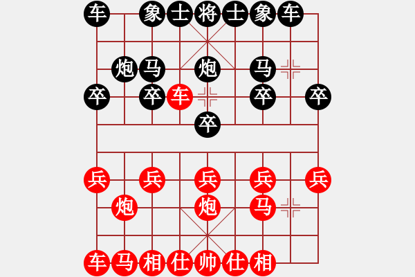 象棋棋譜圖片：橫才俊儒[292832991] -VS- 歲月[1010497462] - 步數(shù)：10 