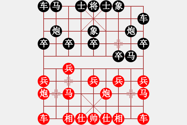 象棋棋譜圖片：河南 武俊強 和 江蘇 吳魏 - 步數(shù)：10 