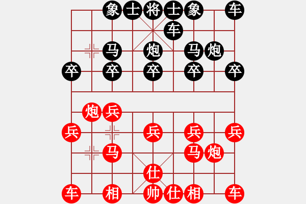 象棋棋譜圖片：南方的海[513425032] -VS- 橫才俊儒[292832991] - 步數(shù)：10 