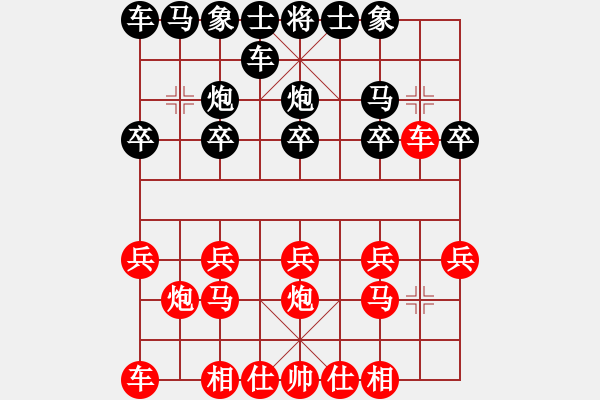 象棋棋譜圖片：小姜[1906131611] -VS- 簫簫客[974616154] - 步數(shù)：10 