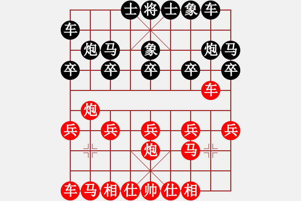 象棋棋譜圖片：88888888[56169679] -VS- 金鉤炮[2362086542] - 步數(shù)：10 