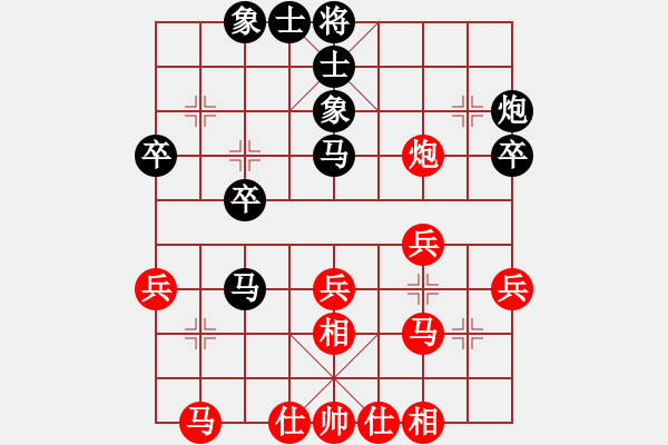 象棋棋譜圖片：郎情妾意(6級)-勝-火啦啦(1段) - 步數(shù)：30 