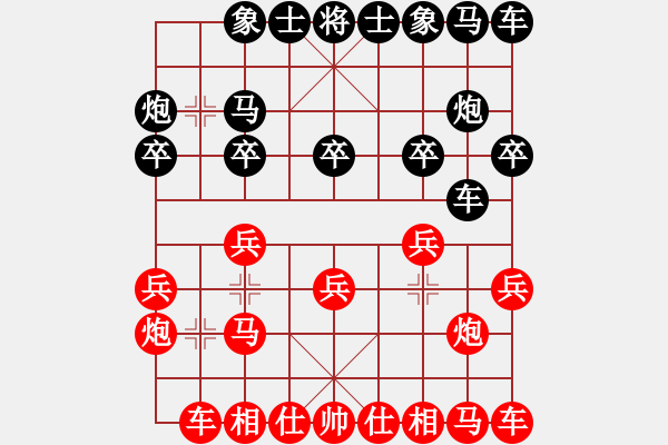 象棋棋谱图片：151204 第3轮 第6桌 第3台 黄国雄 负 许胜 - 步数：10 