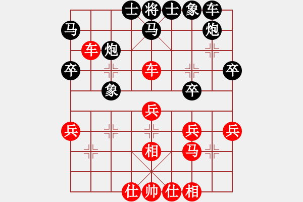 象棋棋譜圖片：白昱綸巾(2段)-負(fù)-天英星花榮(9段) - 步數(shù)：40 