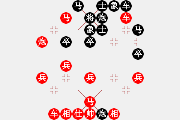 象棋棋譜圖片：bbboy002(1舵)-勝-超標(biāo)準(zhǔn)(6舵) - 步數(shù)：40 