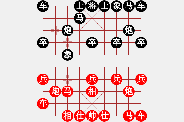 象棋棋譜圖片：啊雞狗(2段)-勝-一二工王主(4段) - 步數(shù)：10 