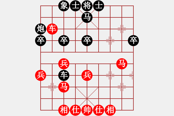 象棋棋譜圖片：石門寶刀紅(6段)-負-將族棋俠(3段) - 步數(shù)：40 